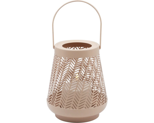 Dekorative Laterne mit Lochmuster und Griff