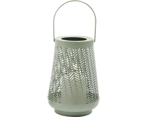 Dekorative Laterne mit Kerze und Tragegriff