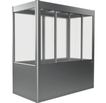 Überdachung mit transparenten Elementen für den Aussenbereich