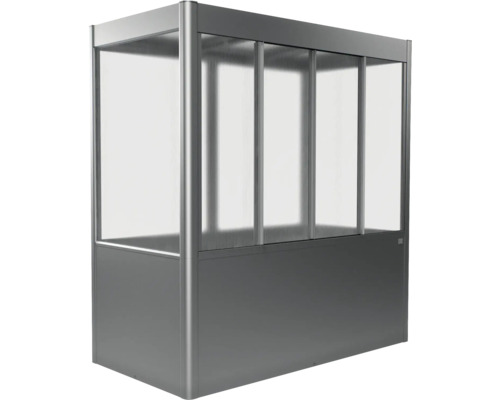 Überdachung mit transparenten Elementen für den Aussenbereich