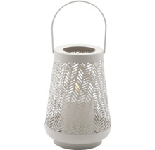 Dekorative Laterne mit Tragegriff und geometrischem Muster