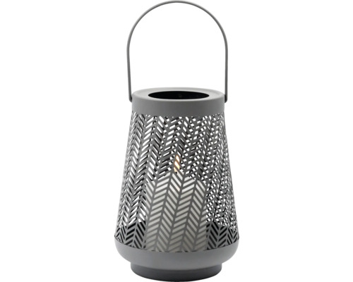 Windlicht mit Tragegriff und gemustertem Design
