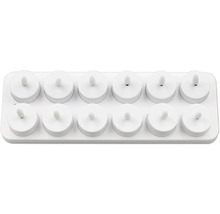 Ensemble de douze bougies chauffe-plat LED avec station de charge