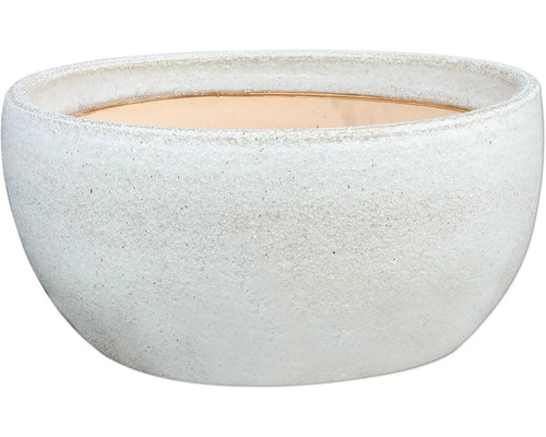 Runder Blumentopf aus Keramik