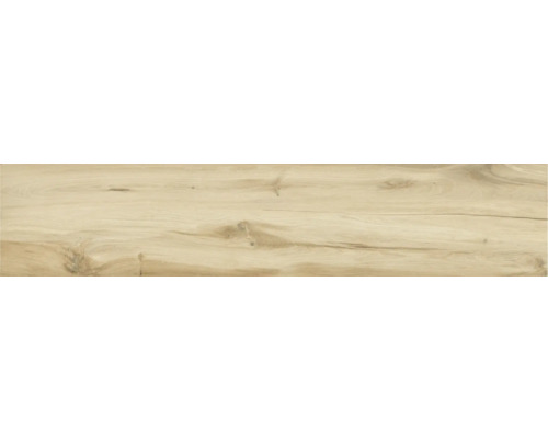 Feinsteinzeug Wand- und Bodenfliese ARENDAL light Oak rektifiziert 149.5 x 30 x 1 cm Holzfliese mit Maserung