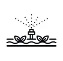 Symbole d'irrigation pour l'irrigation du jardin