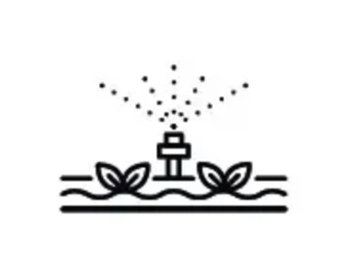 Symbole d'irrigation pour l'irrigation du jardin