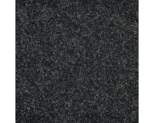 Moquette feutre aiguilleté Invita anthracite FB2236 largeur 400 cm (au mètre) Gros plan d'une moquette aiguilletée noire