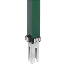 Poteau de clôture en métal avec supports