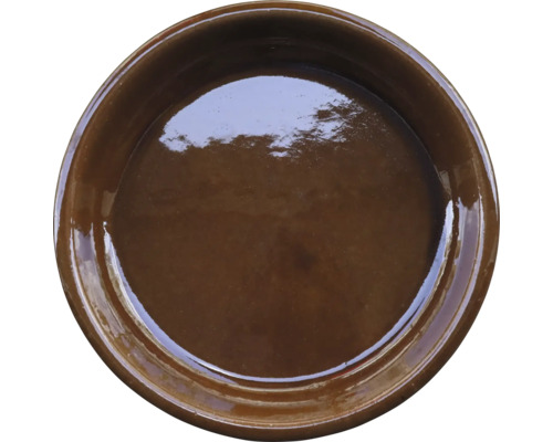 Plat à gratin brun en céramique