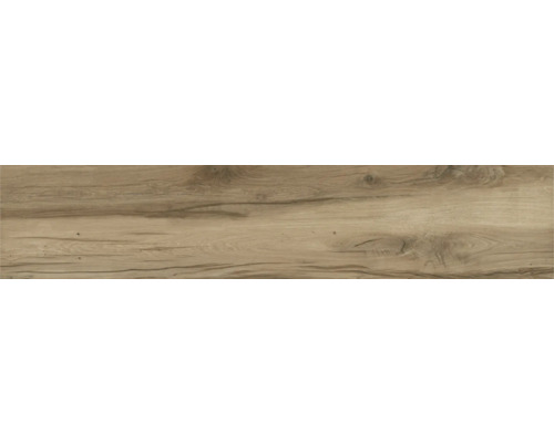 Feinsteinzeug Wand- und Bodenfliese ARENDAL Dark Oak rektifiziert 149.5 x 30 x 1 cm Keramikfliese in Holzoptik