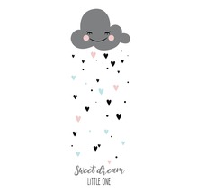 Leinwandbild Little Cloud 27x77 cm