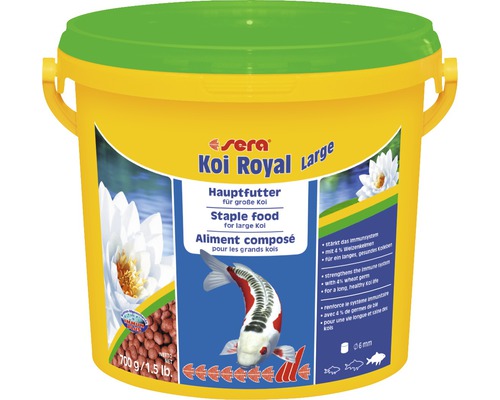 Aliment composé sera Koï Royal Large 3800 ml