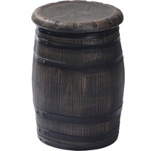 Bartstuhl Barrel VEBA 40 x 40 x 55 cm Kunststoff braun-thumb-0