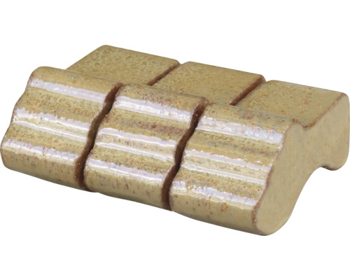 Pied FloraSelf argile 3,5 x 7 x 3 cm latte Six entretoises en céramique pour carreaux