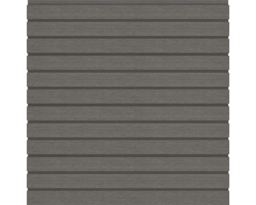 Zaunset Konsta WPC Verto Rhombus 186,5 x 180 cm grau Graue Fassadenverkleidung aus Kunststoff