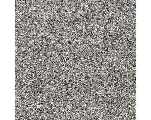 Moquette Shaggy Grizzly gris foncé FB96 400 cm de large (au mètre) Gros plan d'une surface de tapis grise