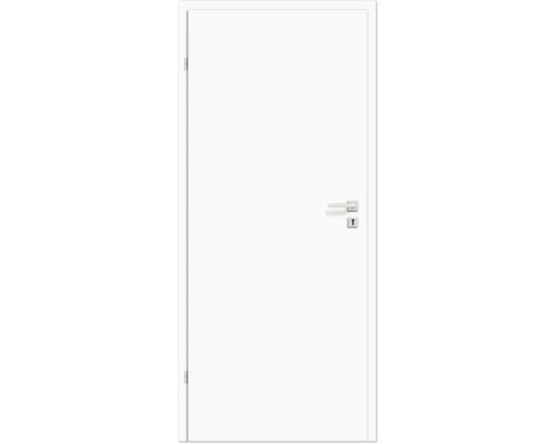 Porte intérieure blanche avec garniture de poignée