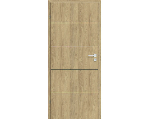 Holztür mit Türgriff