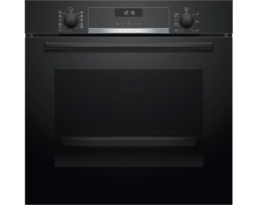 Bosch Einbaubackofen mit Bedienelementen und Digitalanzeige