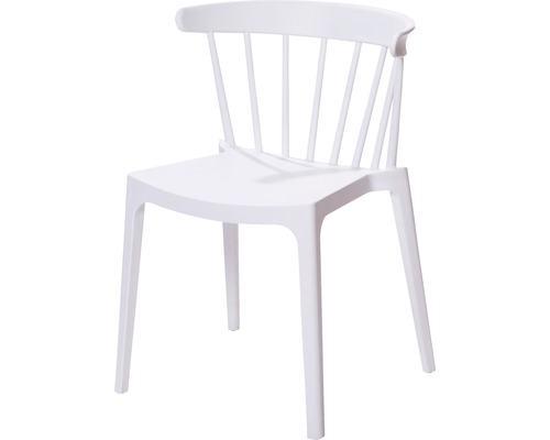 Chaise empilable VEBA Windson 53 x 54 x 75 cm fibre de verre blanc