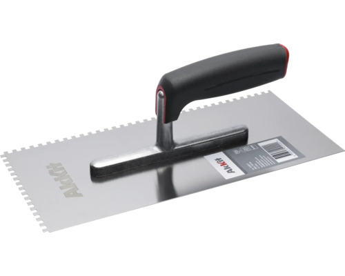 Zahnspachtel mit schwarzem Griff