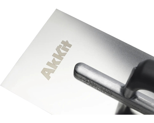 AKKit Logo auf einer Glättkelle