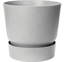 Cache-pot elho greenville en plastique Ø 30 cm h 27,8 cm gris