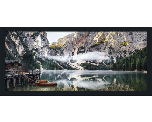 Image encadrée Mountain Lake View 60x130cm-0