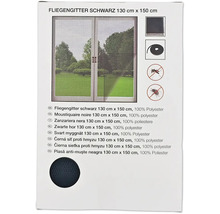 Schwarzes Fliegengitter 130 cm x 150 cm
