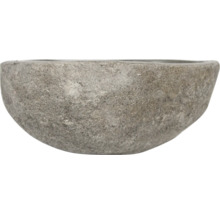 Jardinière grise en pierre