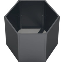 Achsenförmiger Pflanzkasten aus Metall