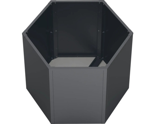 Achsenförmiger Pflanzkasten aus Metall