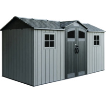 Kunststoff Gartenhaus mit Doppeltür und Fenstern