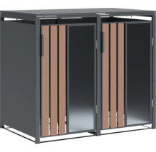 Mülltonnenbox für zwei Mülltonnen