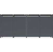 Graue Sichtschutzelemente für den Aussenbereich