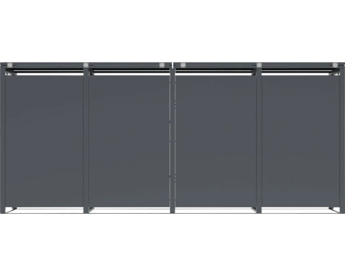 Graue Sichtschutzelemente für den Aussenbereich