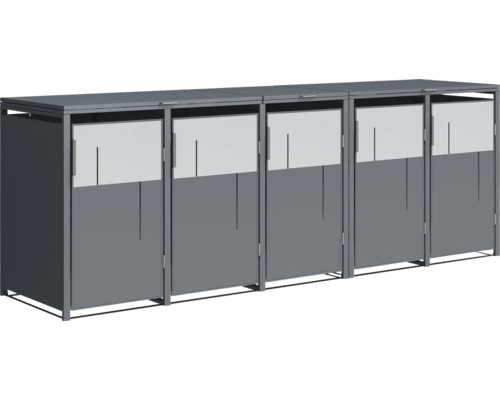 Mülltonnenbox für drei Mülltonnen