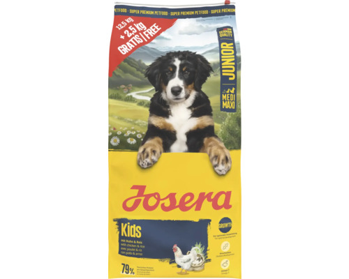 Josera Kids Junior nourriture sèche pour chien au poulet et au riz