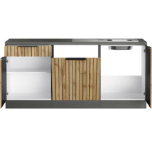 Spülenunterschrank mit Türen und Holzfront