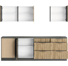 Anrichte mit Hängeschränken für das Esszimmer