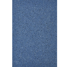 Nahaufnahme einer blauen Bodenbelagsstruktur mit Sprenkeln