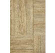 Dekorativer Holzfußboden im Detail