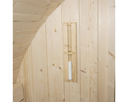 Sablier pour mesurer le temps dans le sauna