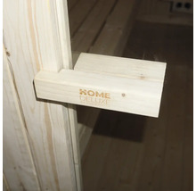 Poignée de porte en bois avec logo Home Deluxe