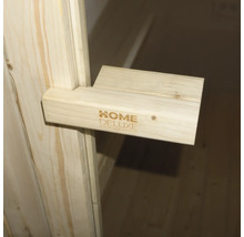 Porte en bois avec butée de porte Home Deluxe