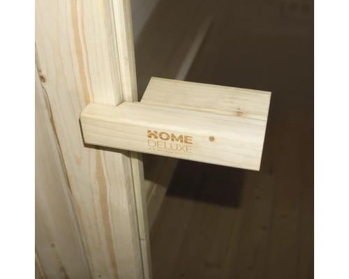 Porte en bois avec butée de porte Home Deluxe