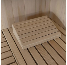 Appuie-tête en bois pour sauna
