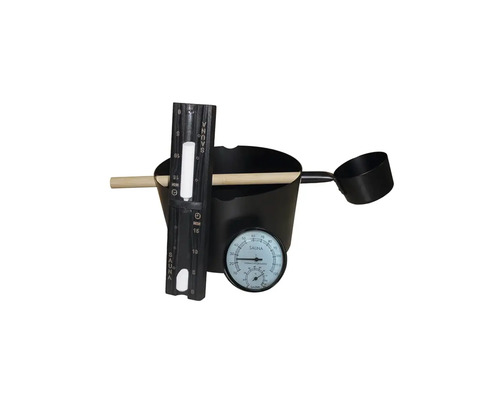 Set de sauna avec seau, louche, thermomètre et hygromètre