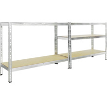 Étagère métallique à plusieurs niveaux pour le stockage